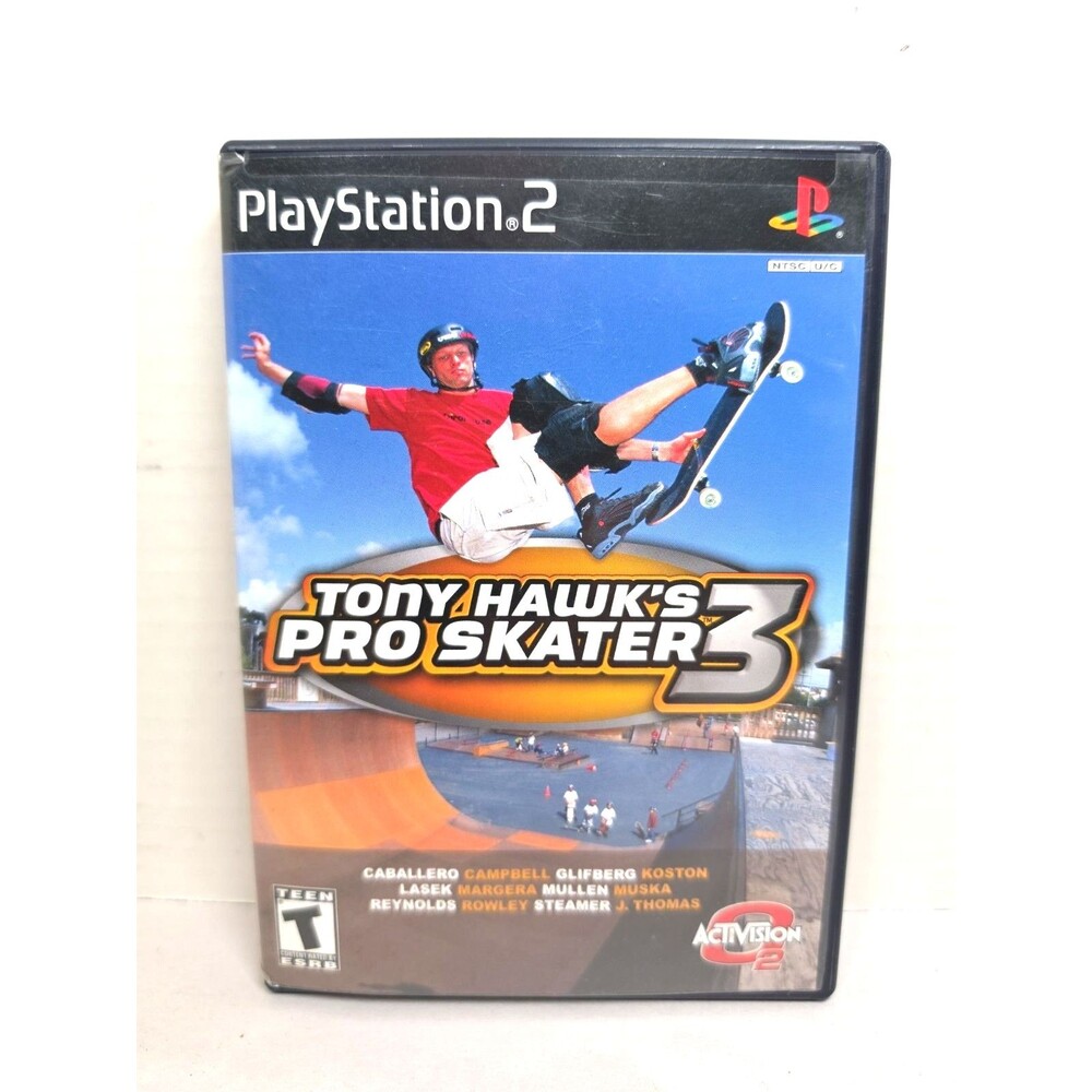 Tony Hawk's Pro Skater 3 (PlayStation 2 PS2) Black Label CIB